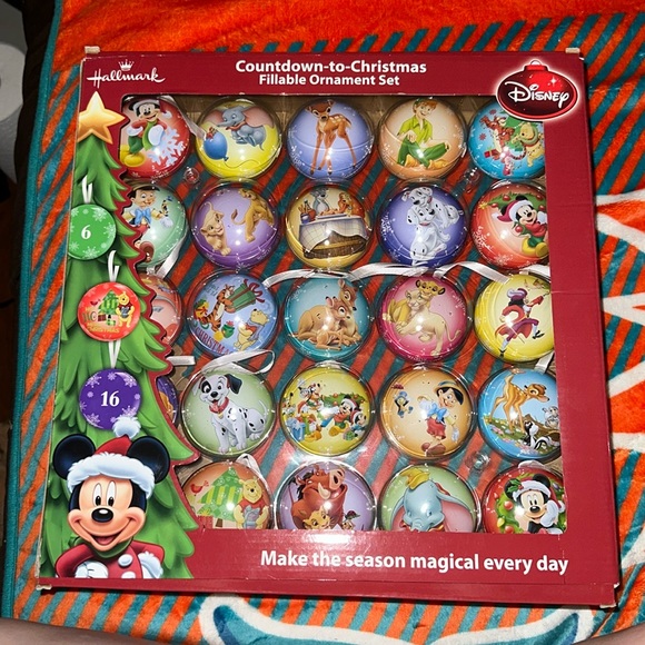 Disney holiday hallmark disney countdown to christmas fillable